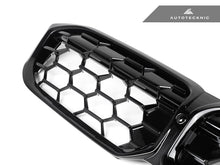 Load image into Gallery viewer, AutoTecknic Painted Black Honeycomb Front Grille - G20 3-Series LCI