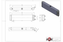 Load image into Gallery viewer, CSF #8066 Universal Dual-Pass internal/external Oil Cooler - 22.0in L x 5.0in H x 2.25in W