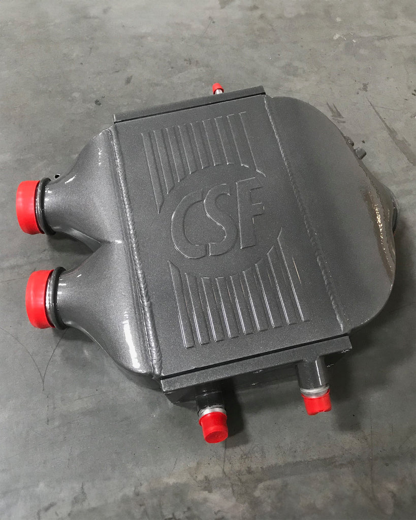 CSF #8082R F8X M3 / M4 / M2 Comp Top Mount Charge-Air-Cooler - Raw Finish custom finish - Space Grey +$200.00