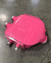 Load image into Gallery viewer, CSF #8082R F8X M3 / M4 / M2 Comp Top Mount Charge-Air-Cooler - Raw Finish custom finish - Bubblegum Pink w/ Ice Sparkle +$250.00