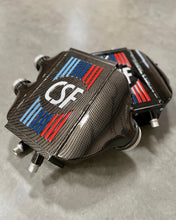 Load image into Gallery viewer, CSF #8082R F8X M3 / M4 / M2 Comp Top Mount Charge-Air-Cooler - Raw Finish custom finish - Hydro-dipped Carbon Fiber w/ BMW M Color Pinstriping White CSF +$900.00