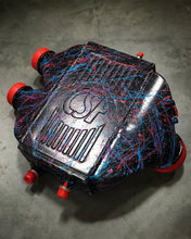 Load image into Gallery viewer, CSF #8082R F8X M3 / M4 / M2 Comp Top Mount Charge-Air-Cooler - Raw Finish custom finish - Gloss Black w/ BMW M Splatter +$400.00
