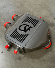 Load image into Gallery viewer, CSF #8082R F8X M3 / M4 / M2 Comp Top Mount Charge-Air-Cooler - Raw Finish custom finish - Nardo Grey w/ Black Pin Stripes +$400.00