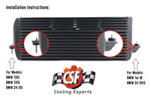 Load image into Gallery viewer, CSF #8127 BMW E8X/E9X N54/N55 Performance Stepped Core Intercooler - Silver (Discontinued)