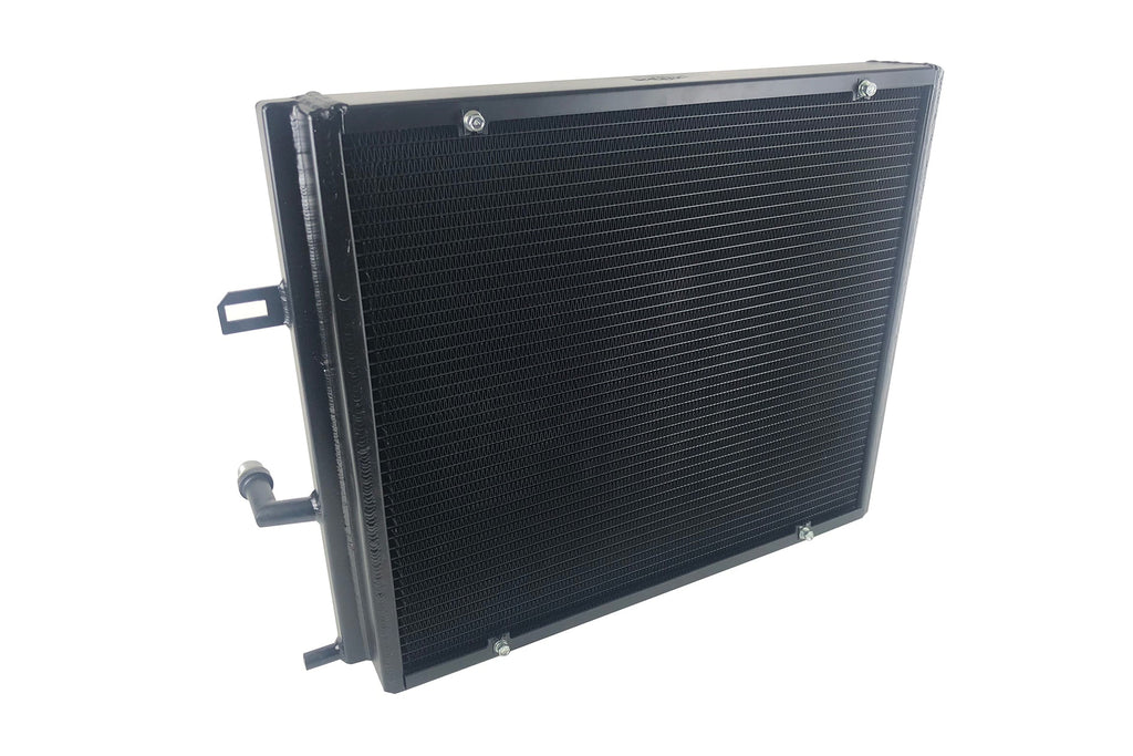 CSF #8131B BMW F3X/F2X B58/B48 Triple-Pass Heat Exchanger w/ Rock Guard - Black