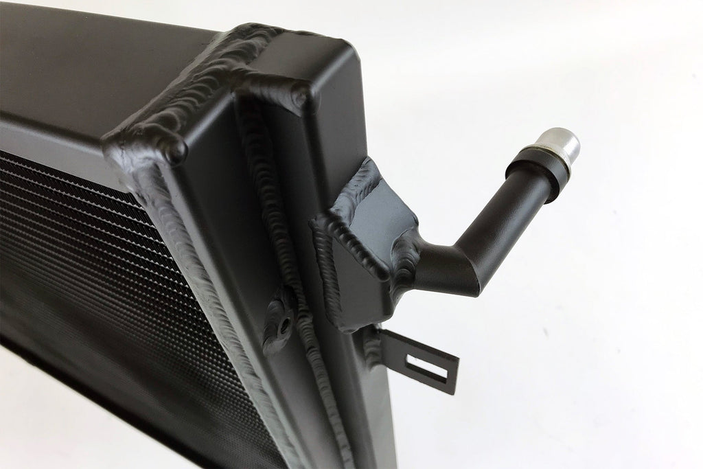 CSF #8131B BMW F3X/F2X B58/B48 Triple-Pass Heat Exchanger w/ Rock Guard - Black