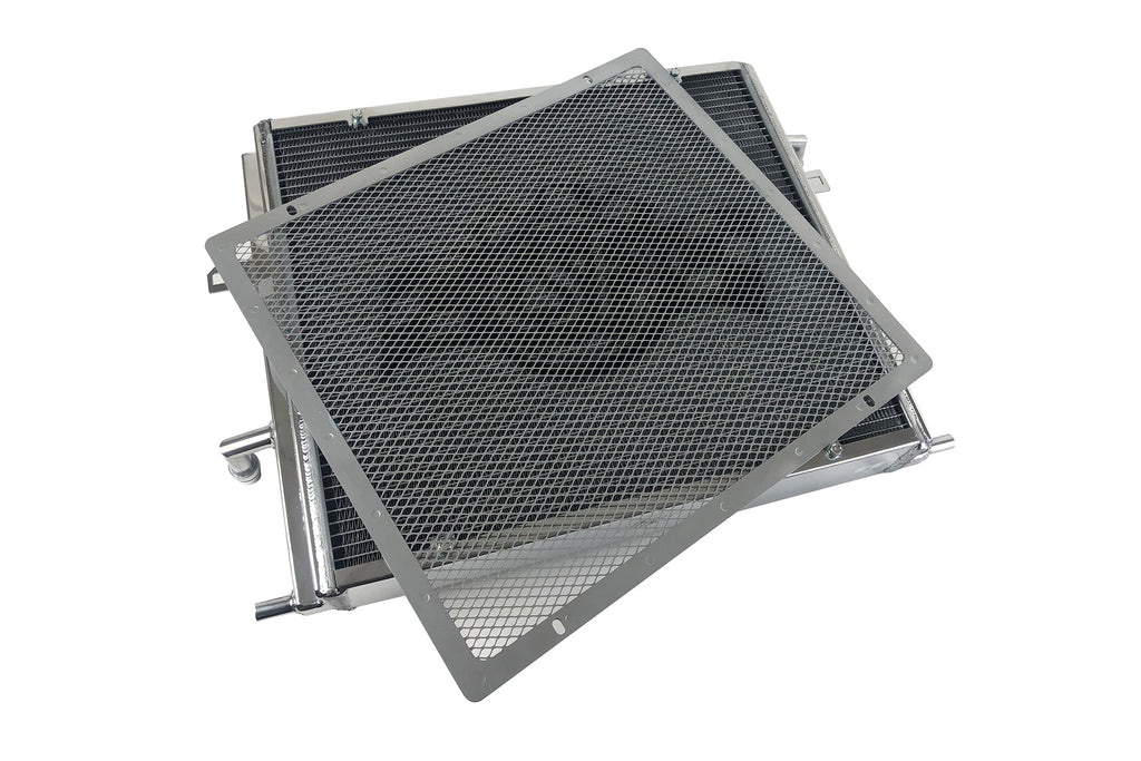 CSF #8131 BMW F3X/F2X B58/B48 Triple-Pass Heat Exchanger w/ Rock Guard - Silver