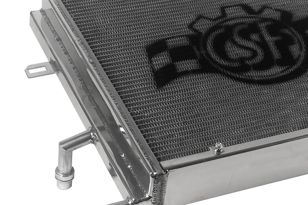 CSF #8131 BMW F3X/F2X B58/B48 Triple-Pass Heat Exchanger w/ Rock Guard - Silver