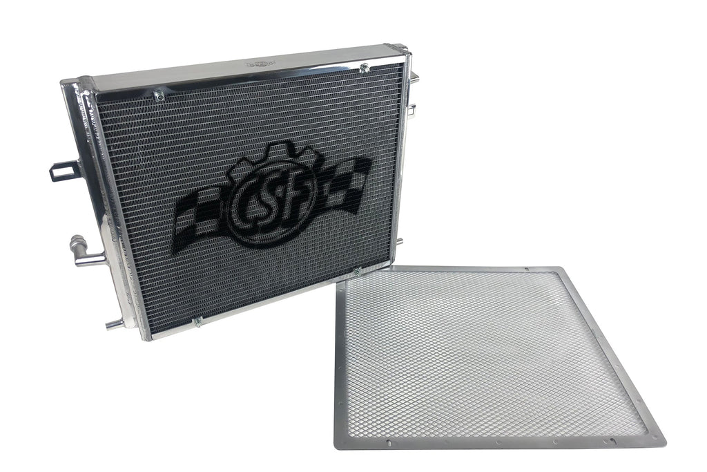 CSF #8131 BMW F3X/F2X B58/B48 Triple-Pass Heat Exchanger w/ Rock Guard - Silver