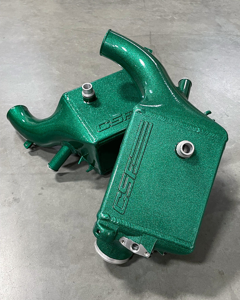 CSF #8351 BMW G9X M5 High-Performance Charge-Air-Coolers custom finish - Isle of Man Green +$200.00