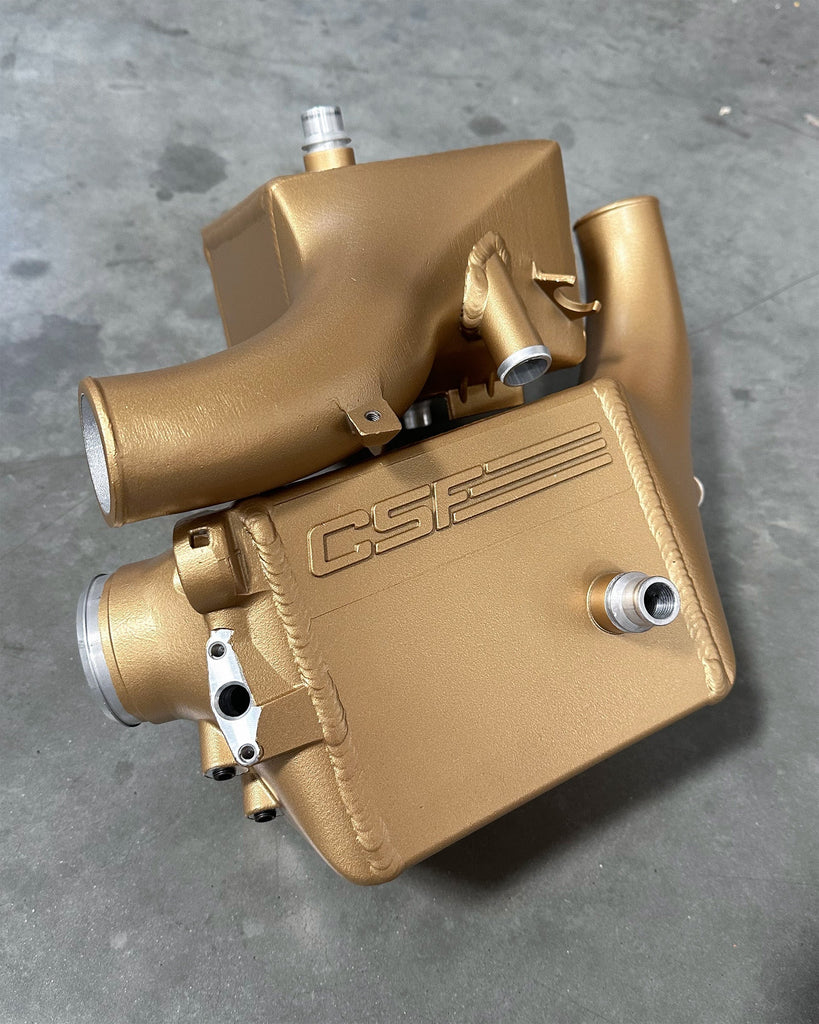 CSF #8351 BMW G9X M5 High-Performance Charge-Air-Coolers custom finish - Satin Poly Gold +$200.00