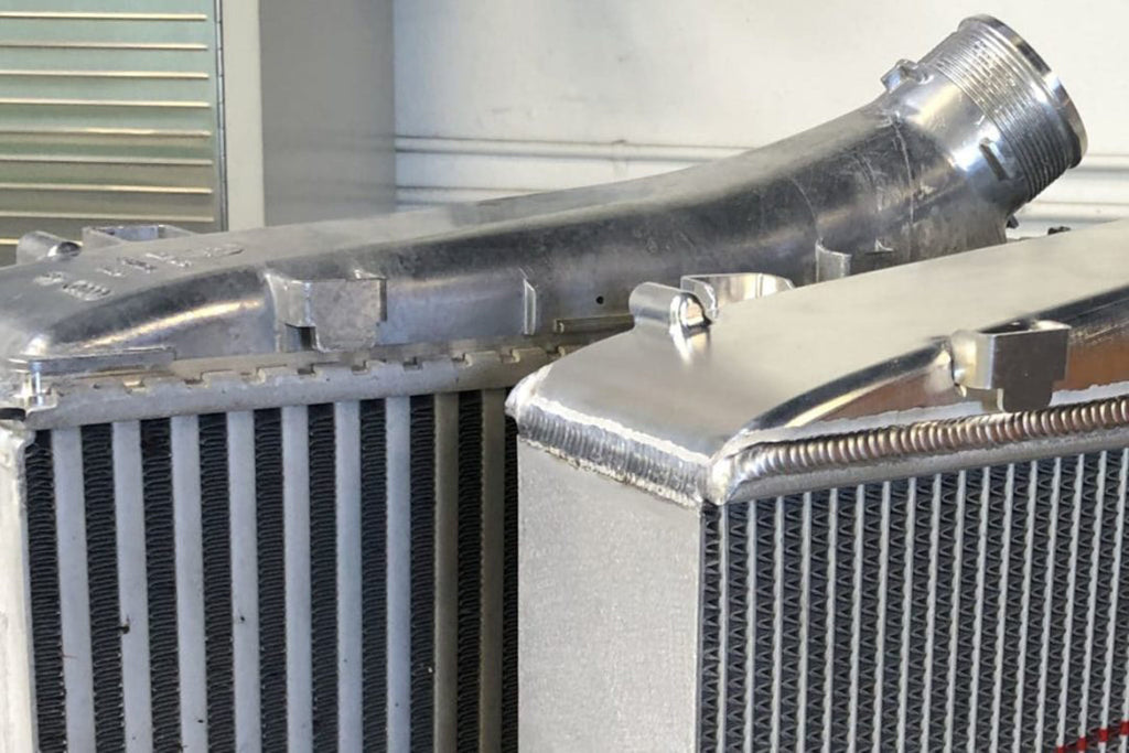 CSF #8194B Audi C8 RS6/RS7 High-Performance Twin Intercooler Set - Thermal Dispersion Black