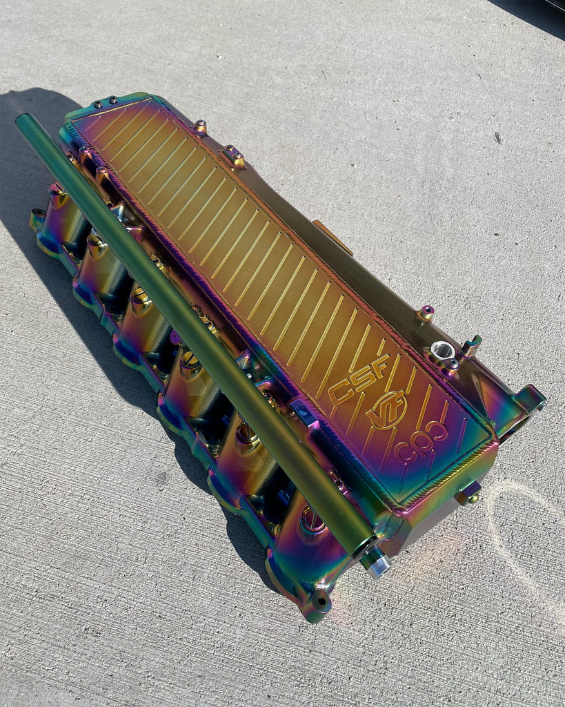CSF #8200C A90 Supra / BMW B58 Charge-Air Cooler Manifold - Custom Finish custom finish - DLC Neo Chrome +$1300.00
