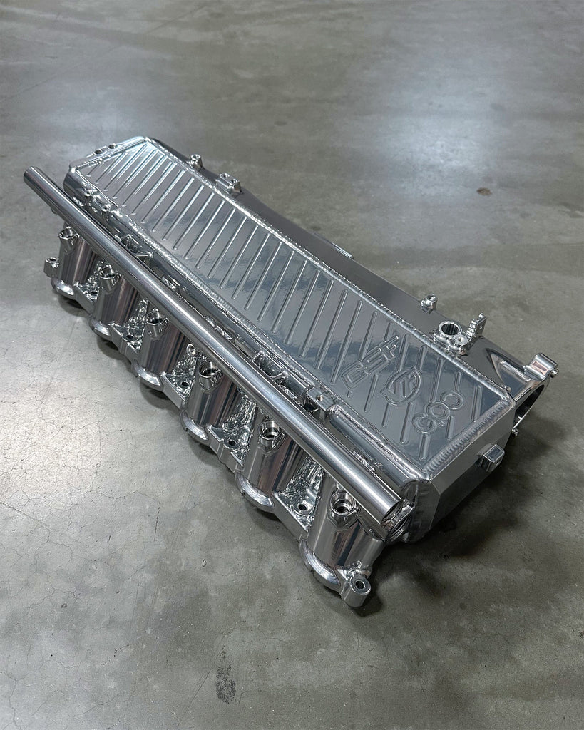 CSF #8200C A90 Supra / BMW B58 Charge-Air Cooler Manifold - Custom Finish custom finish - Super Chrome
