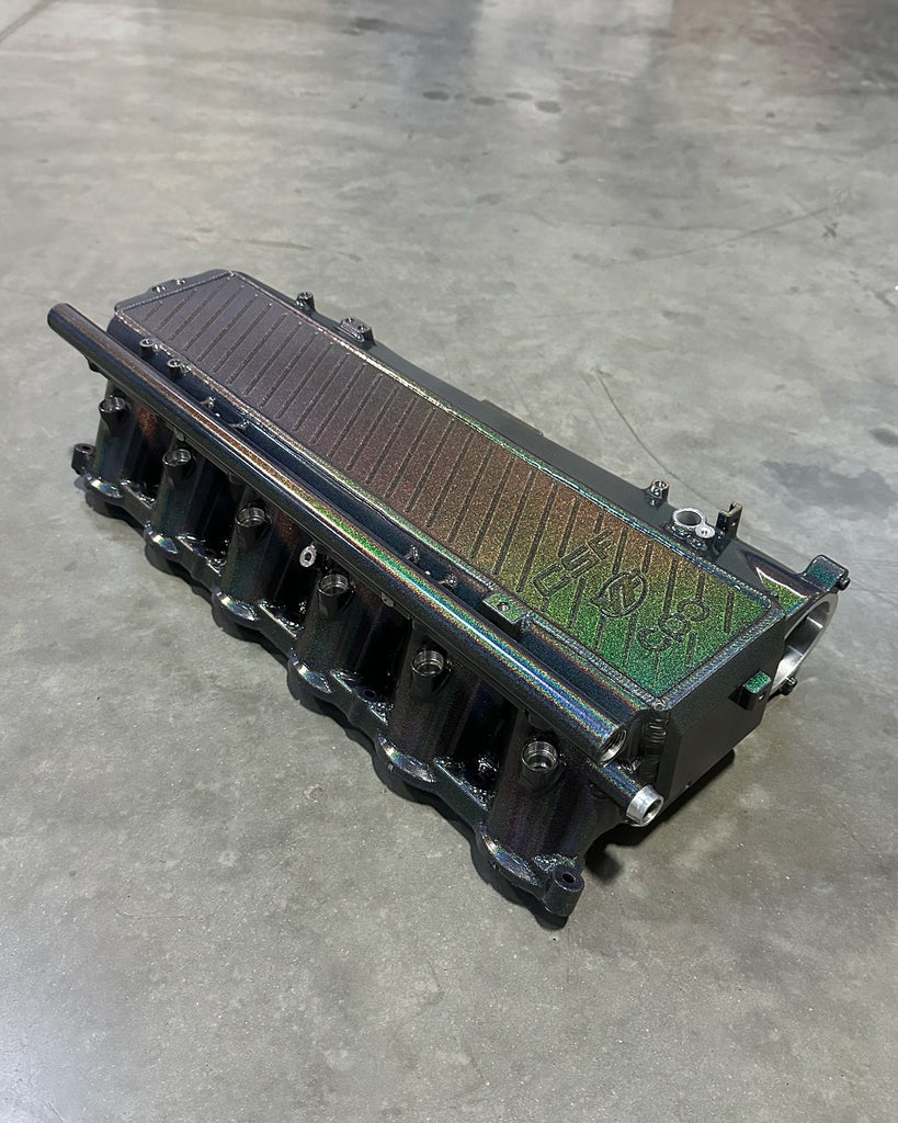 CSF #8200C A90 Supra / BMW B58 Charge-Air Cooler Manifold - Custom Finish custom finish - Universe Color Changing (inquire for pricing)