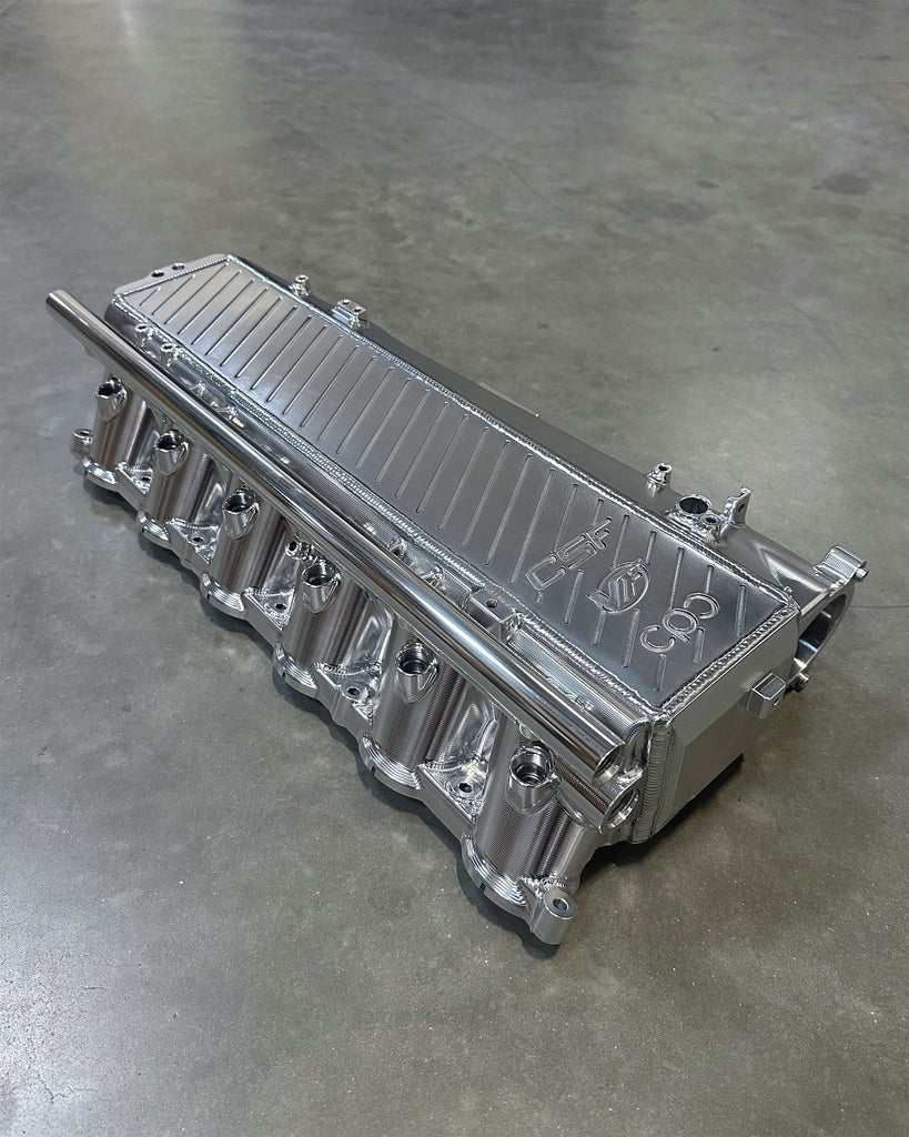 CSF #8200C A90 Supra / BMW B58 Charge-Air Cooler Manifold - Custom Finish custom finish - Frozen Polished (inquire for pricing)