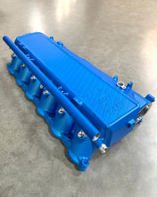 Load image into Gallery viewer, CSF #8200C A90 Supra / BMW B58 Charge-Air Cooler Manifold - Custom Finish custom finish - Refraction Blue (Satin)