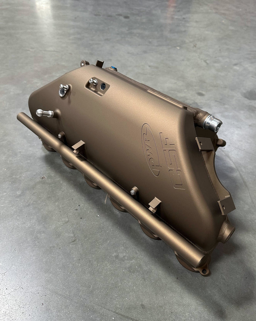 CSF #8233C BMW S58 "Level-Up" Charge Air Cooler Manifold - Custom Finish custom finish - Techna Bronze (Titan 7 Wheel Color)