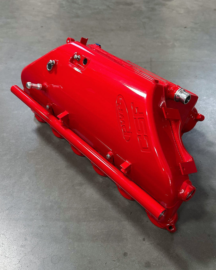 CSF #8233C BMW S58 "Level-Up" Charge Air Cooler Manifold - Custom Finish custom finish - Astatic Red