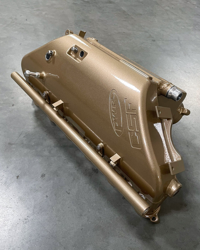 CSF #8233C BMW S58 "Level-Up" Charge Air Cooler Manifold - Custom Finish custom finish - Bismark Gold