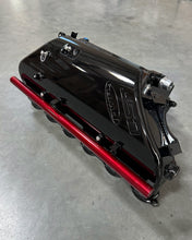 Load image into Gallery viewer, CSF #8233C BMW S58 "Level-Up" Charge Air Cooler Manifold - Custom Finish custom finish - Black (Gloss) with Candy Red Rail