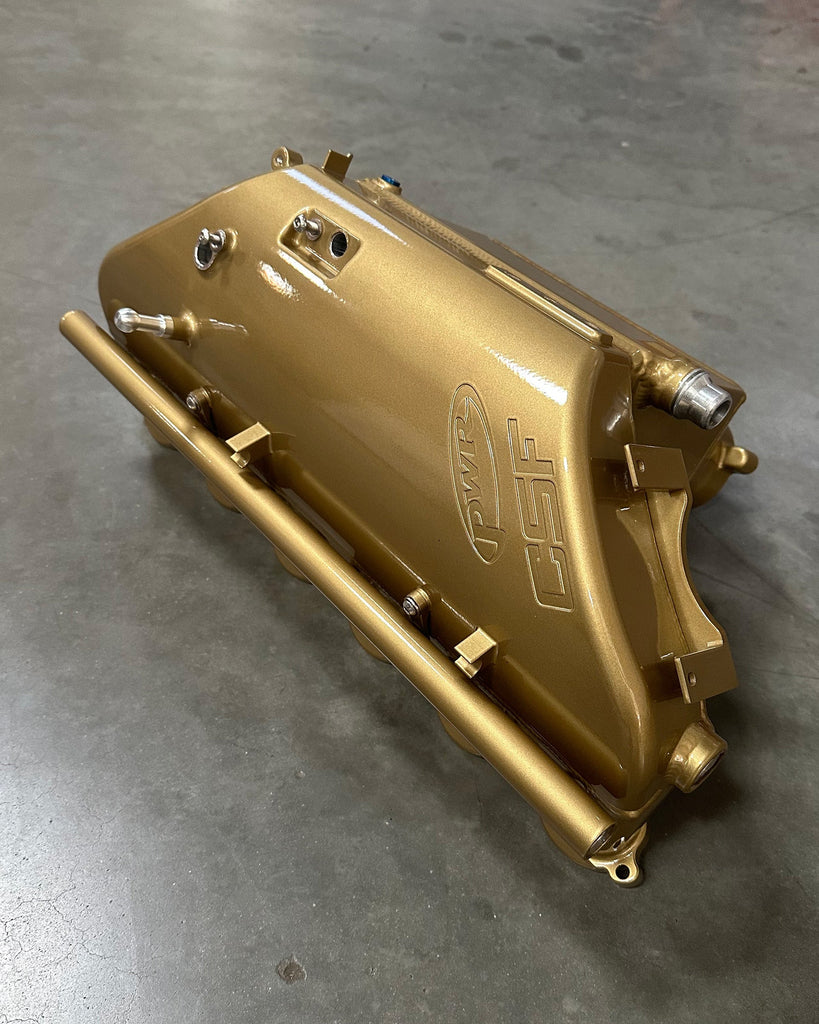 CSF #8233C BMW S58 "Level-Up" Charge Air Cooler Manifold - Custom Finish custom finish - Custom Gold Metallic