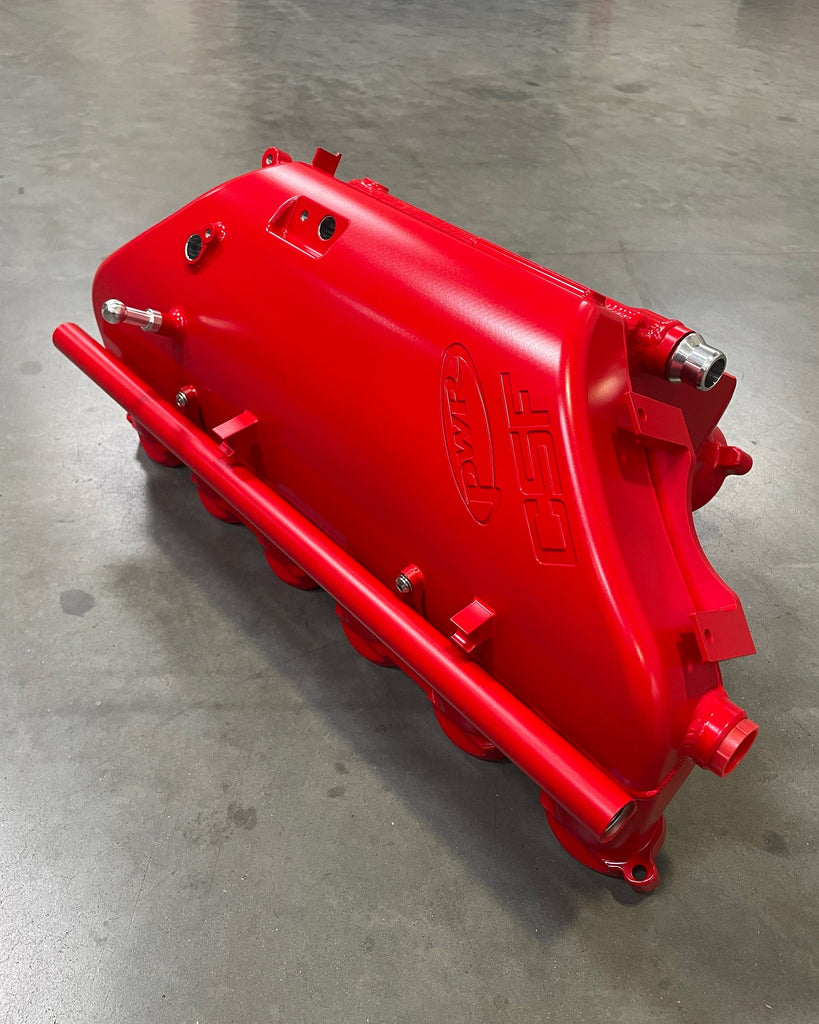CSF #8233C BMW S58 "Level-Up" Charge Air Cooler Manifold - Custom Finish custom finish - Stoplight Red