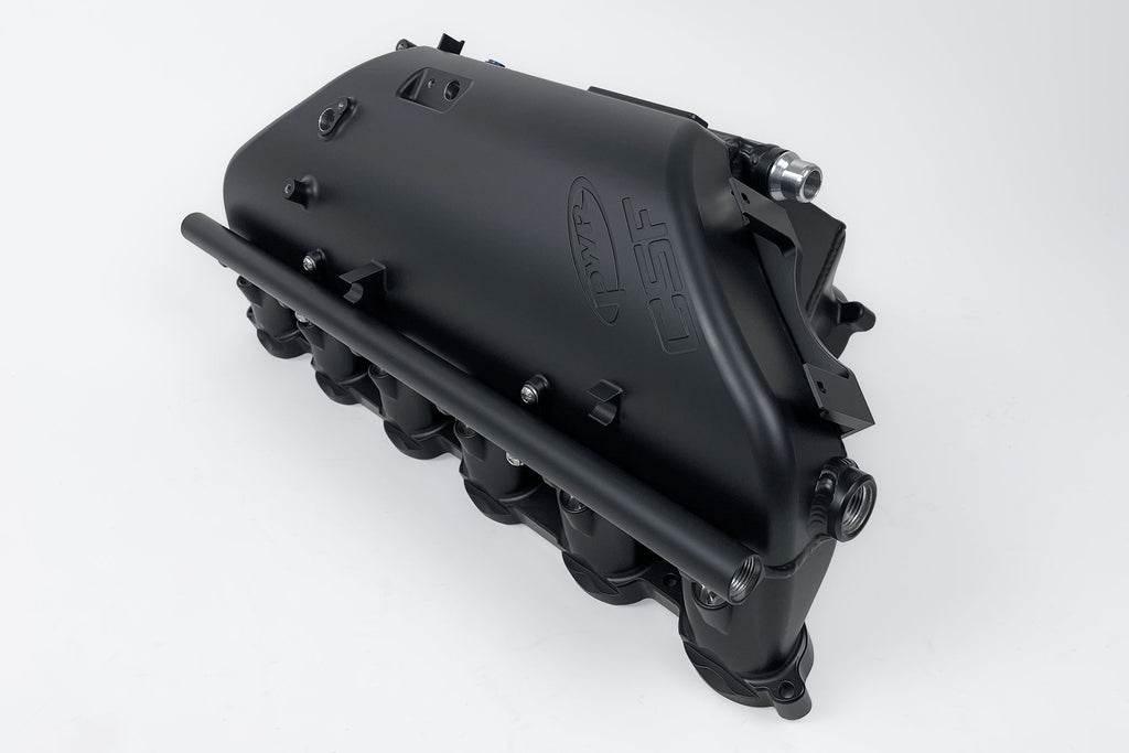 CSF #8233B BMW S58 "Level-Up" Charge Air Cooler Manifold - Thermal Dispersion Black