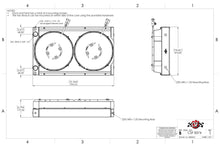 Load image into Gallery viewer, CSF #8374 Motorsport Dual-Pass Radiator with Shroud + 14" SPAL brushless fans &amp; harnesses