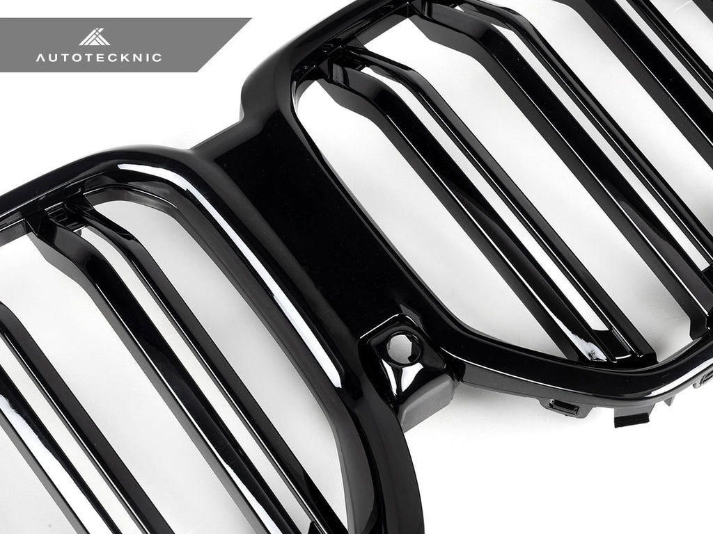 AutoTecknic Dual-Slats Painted Black Front Grille - G06 X6 LCI