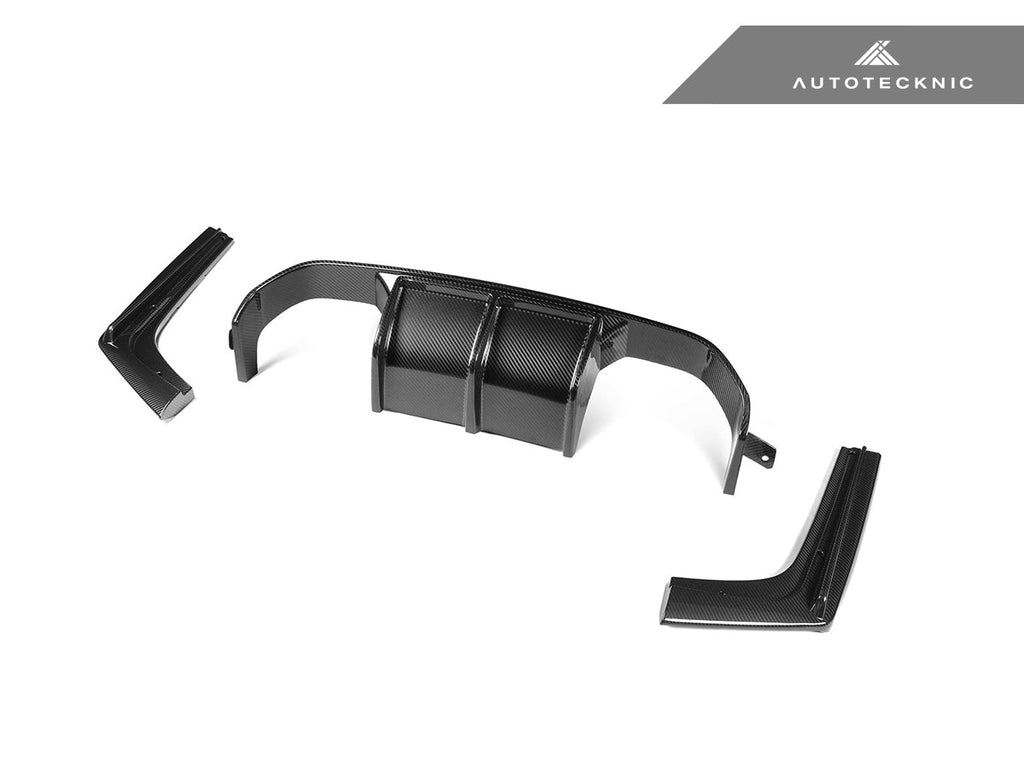 AutoTecknic Dry Carbon Versus Rear Diffuser Set - F80 M3 | F82/ F83 M4