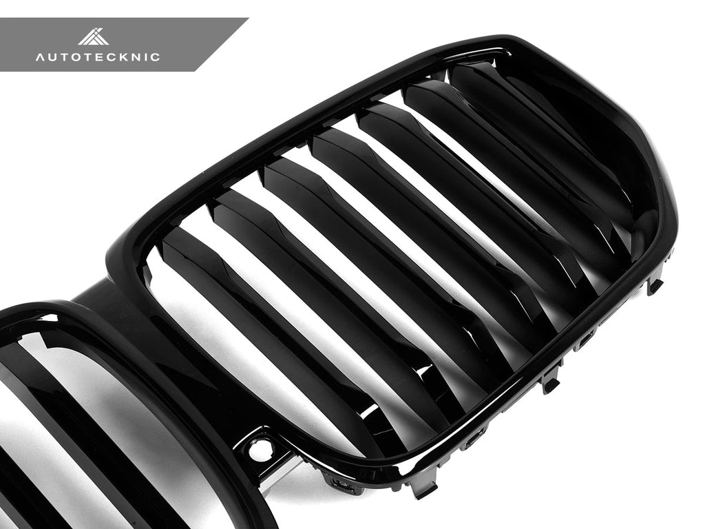 AutoTecknic Painted Glazing Black Front Grille - G05 X5 LCI