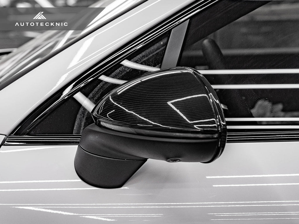 AutoTecknic Replacement Dry Carbon Mirror Covers - Porsche 9Y0 Cayenne