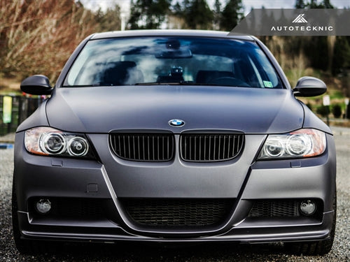 AutoTecknic Stealth Black Front Grille Set - E90 Sedan / E91 Wagon | 3 Series