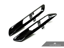 Load image into Gallery viewer, AutoTecknic Replacement Glazing Black Fender Light Trims - F10 Sedan/ F11 Wagon | 5 Series