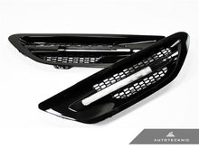 Load image into Gallery viewer, AutoTecknic Replacement Glazing Black Fender Vents - F10 Sedan | M5