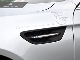AutoTecknic Replacement Stealth Black Fender Vents - F10 Sedan | M5