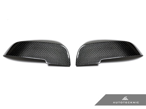 AutoTecknic Replacement Carbon Fiber Mirror Covers - BMW F87 M2