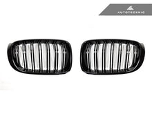 Load image into Gallery viewer, AutoTecknic Glazing Black Front Grille Set - F25 X3 LCI | F26 X4