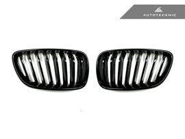 AutoTecknic Glazing Black Front Grille Set - F22 2-Series