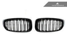 Load image into Gallery viewer, AutoTecknic Dual-Slats Glazing Black Front Grille Set - F34 3-Series Gran Turismo