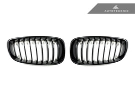 AutoTecknic Glazing Black Front Grille Set - F34 3-Series Gran Turismo
