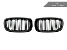 Load image into Gallery viewer, AutoTecknic Stealth Black Dual-Slats Front Grille Set - F15 X5 | F85 X5M &amp; F16 X6 | F86 X6M