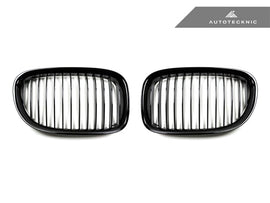 AutoTecknic Glazing Black Front Grille Set - F01/ F02 7-Series