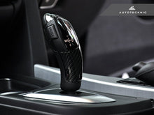 Load image into Gallery viewer, AutoTecknic Carbon Fiber Gear Selector Cover - BMW Automatic Transmission Equipped Only