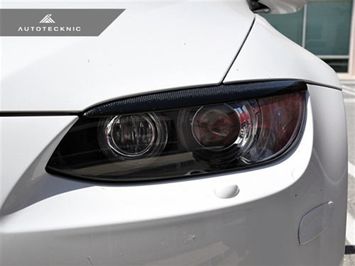 AutoTecknic Stealth Black Headlight Covers - E92/ E93 M3 & 3-Series Coupe/ Convertible Pre-LCI