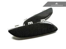 Load image into Gallery viewer, AutoTecknic Carbon Fiber Front Bumper Reflectors - BMW E90 E92 E93 M3 2008-2013