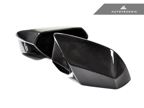 AutoTecknic Replacement Dry Carbon Mirror Covers - Lamborghini Huracan LP610-4 | LP580-2