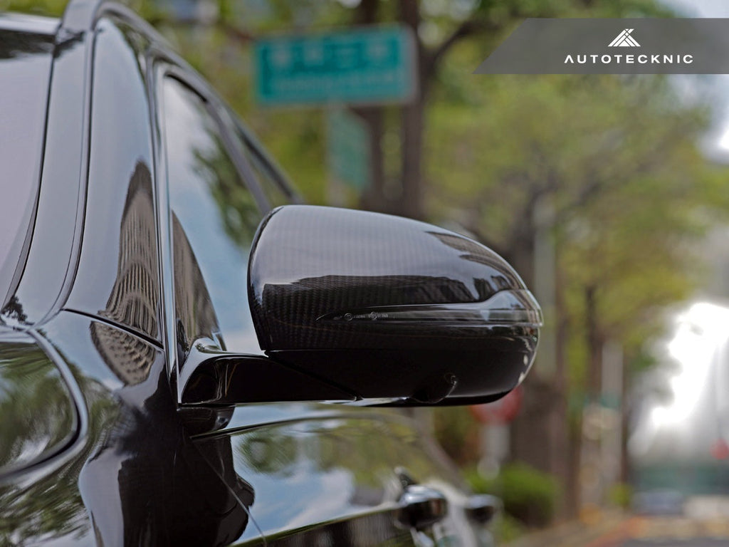 AutoTecknic Replacement Version II Dry Carbon Mirror Covers - Mercedes-Benz W257 CLS-Class