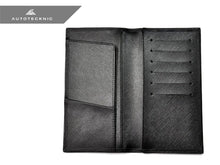 Load image into Gallery viewer, AutoTecknic Carbon Fiber Leather Checkbook Holder